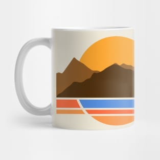 Lake Tahoe Retro 70s Tourist Souvenir Mug